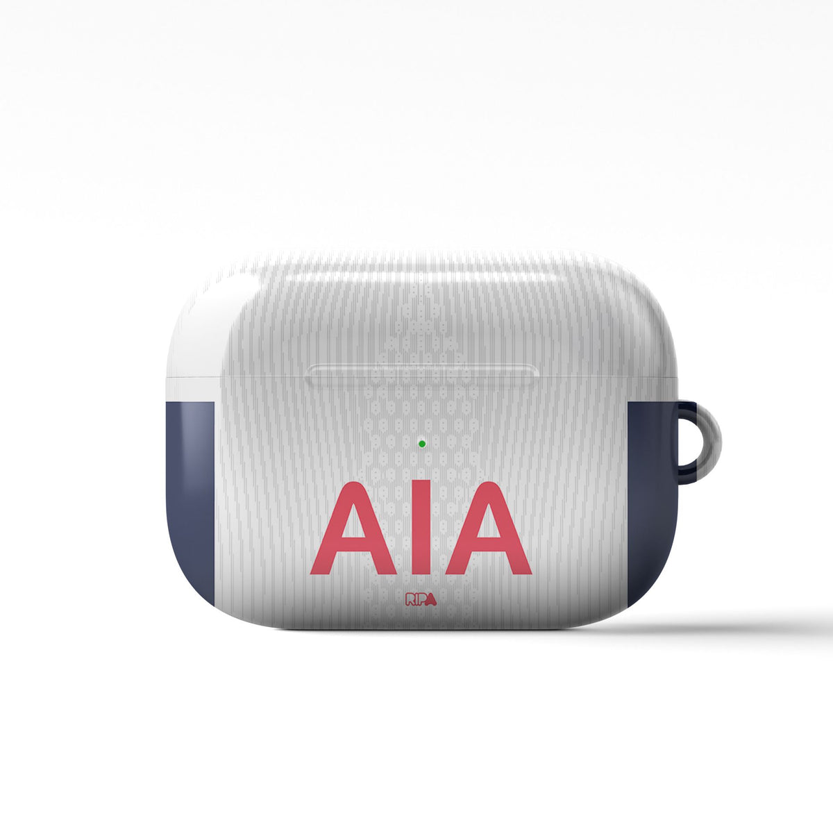 AirPods case with the Tottenham Hotspur 2024-25 Home football shirt design by RIPA Football