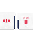 Coaster with the Tottenham Hotspur 2024-25 Home football shirt design by RIPA Football