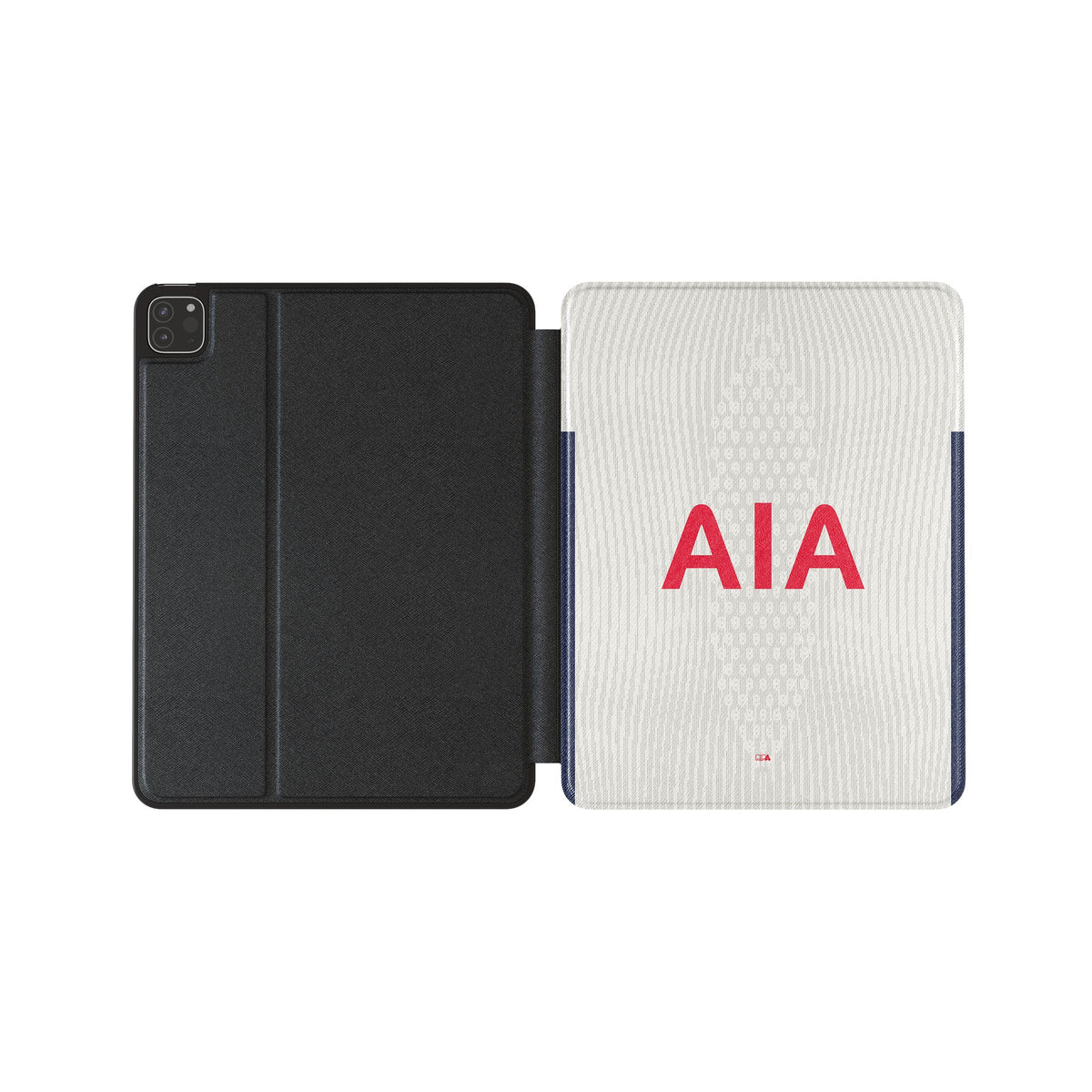 iPad case with the Tottenham Hotspur 2024-25 Home football shirt design by RIPA Football