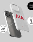 Phone case with the Tottenham Hotspur 2024-25 Home football shirt design by RIPA Football