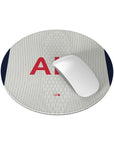 Mouse pad with the Tottenham Hotspur 2024-25 Home football shirt design by RIPA Football