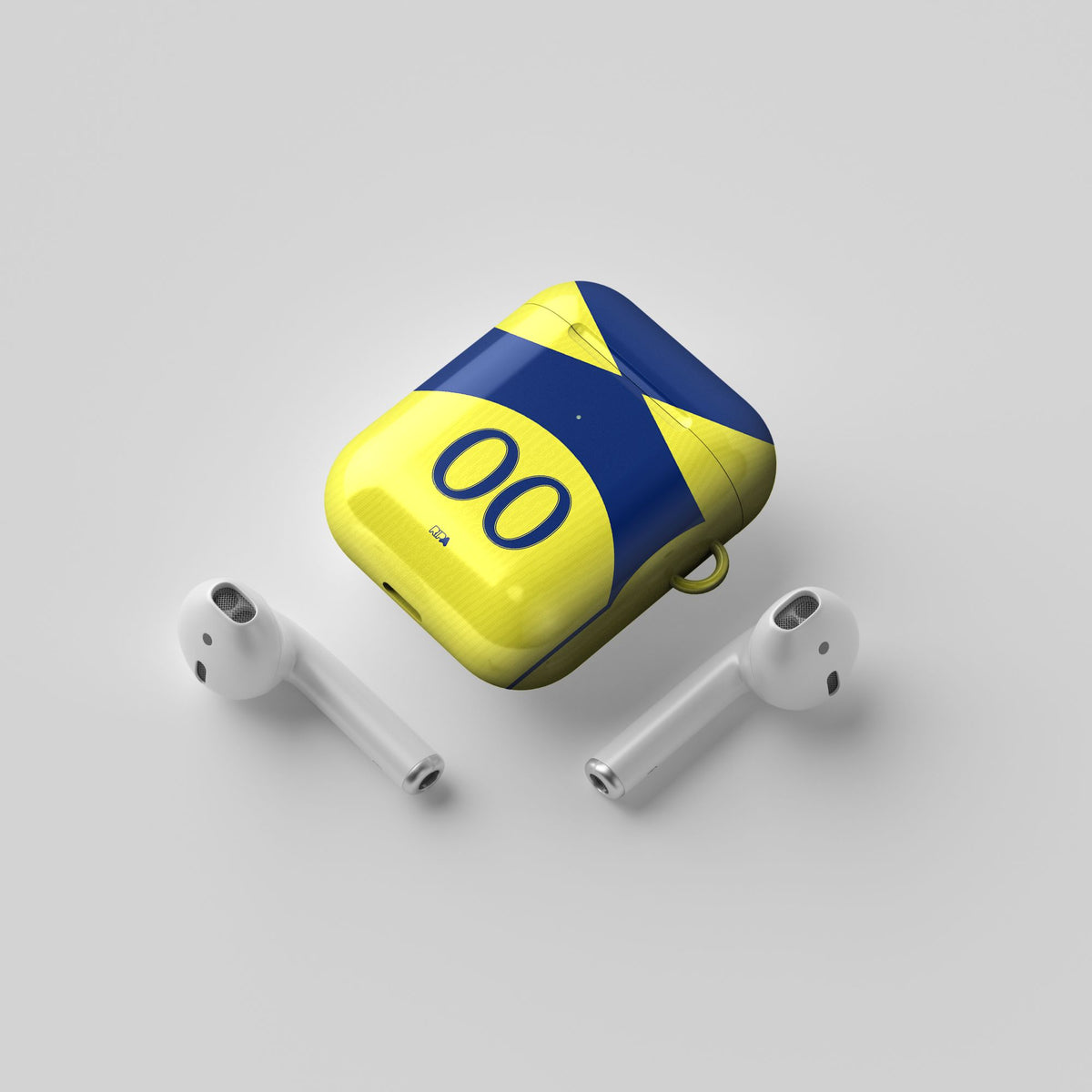 AirPods case with the Tottenham Hotspur 2025-26 Third football shirt design by RIPA Football