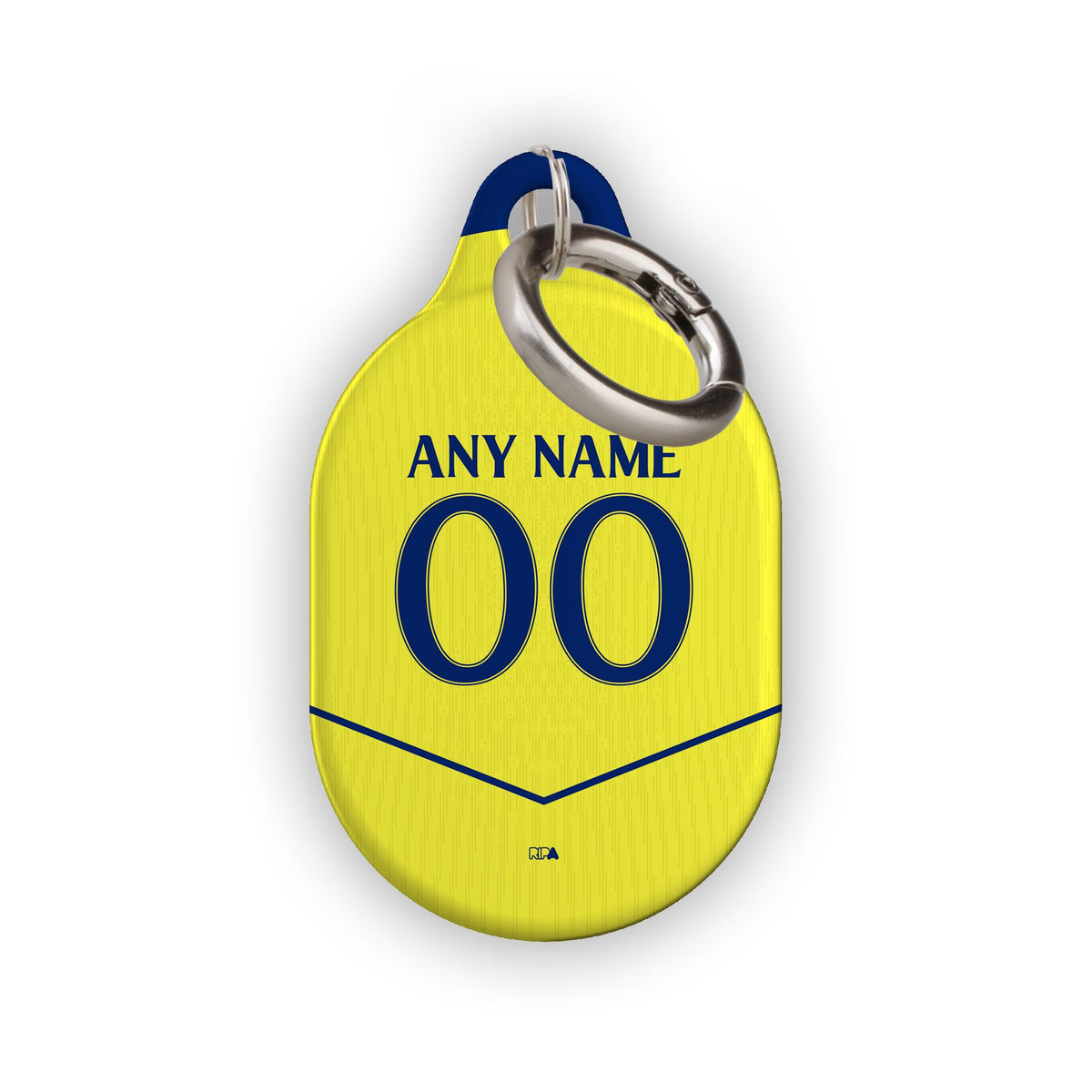 AirTag holder with the Tottenham Hotspur 2025-26 Third football shirt design by RIPA Football