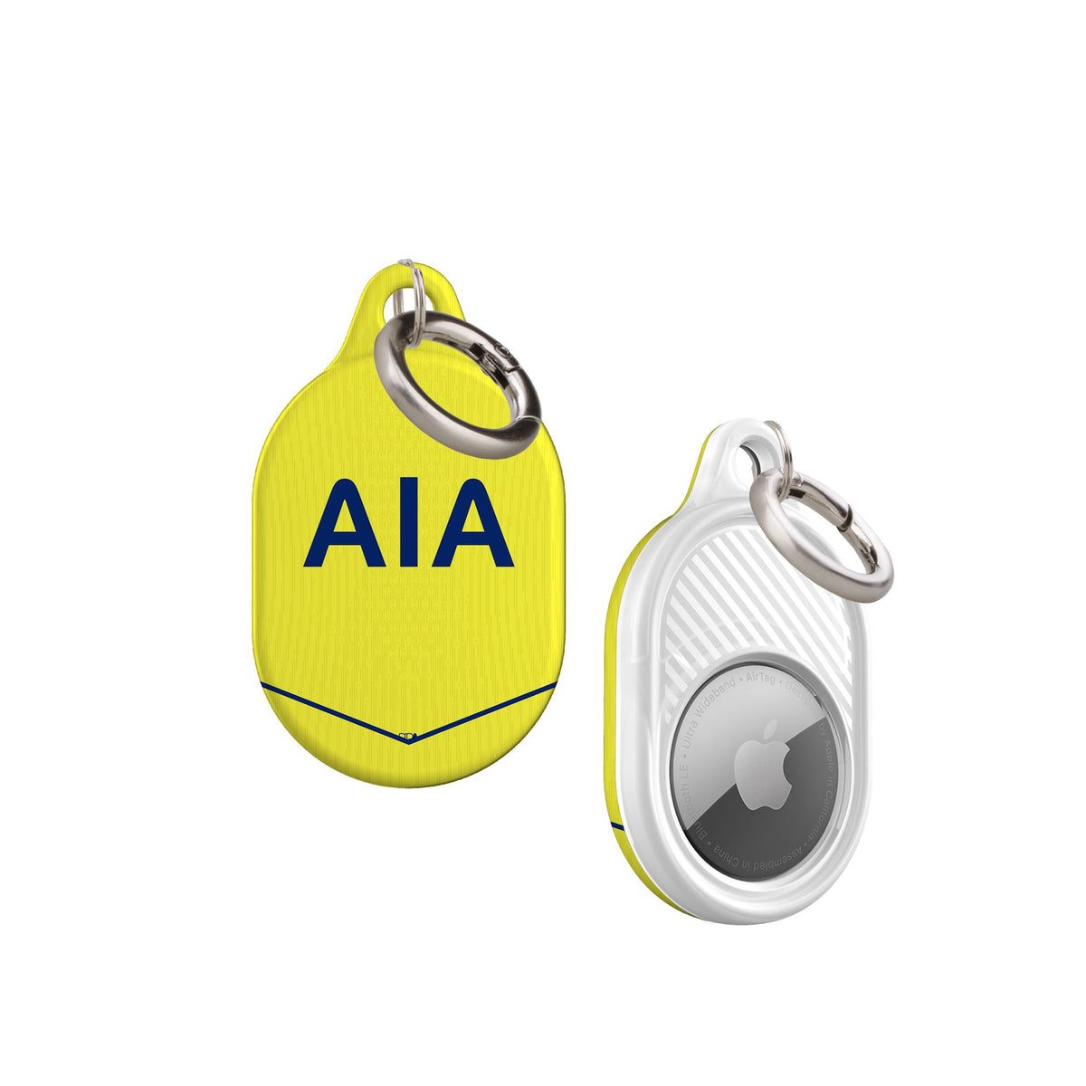 AirTag holder with the Tottenham Hotspur 2025-26 Third football shirt design by RIPA Football
