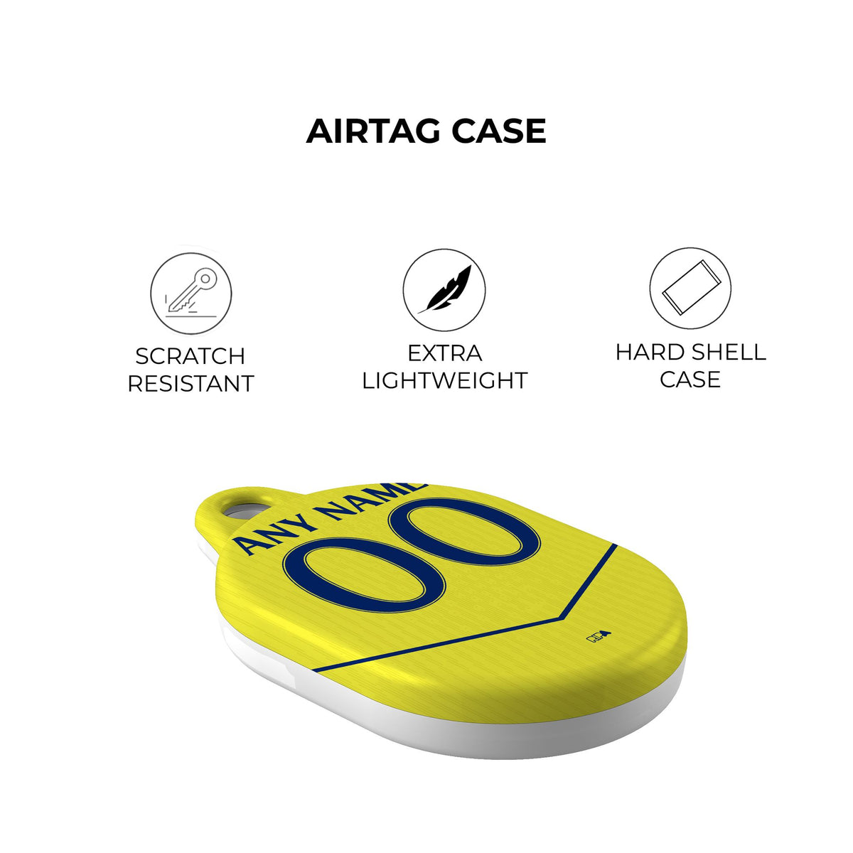 AirTag holder with the Tottenham Hotspur 2025-26 Third football shirt design by RIPA Football