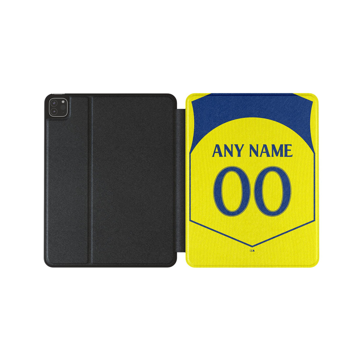 iPad case with the Tottenham Hotspur 2025-26 Third football shirt design by RIPA Football