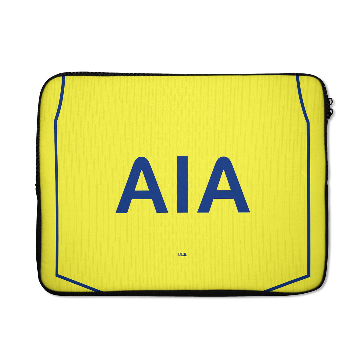 Laptop sleeve with the Tottenham Hotspur 2025-26 Third football shirt design by RIPA Football