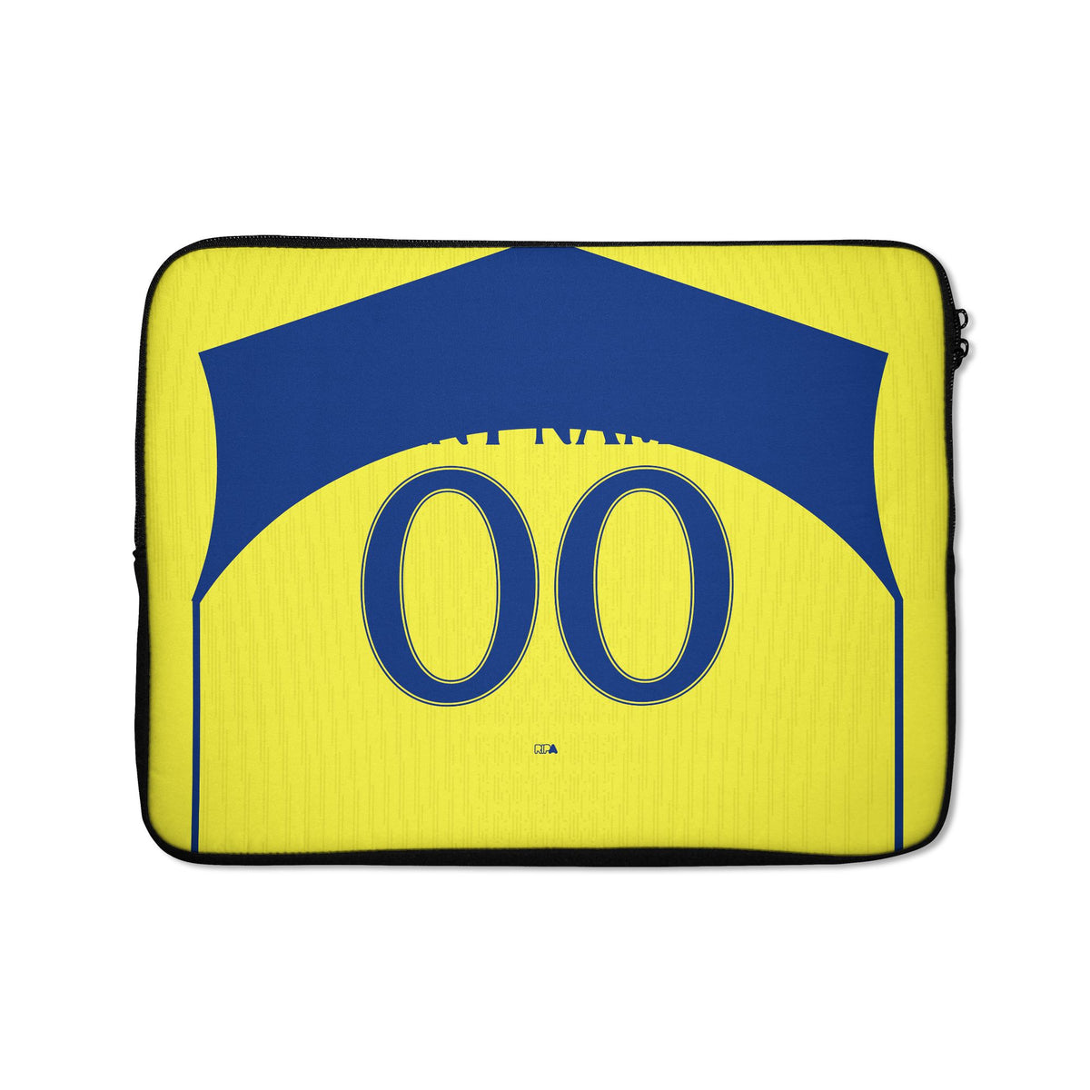 Laptop sleeve with the Tottenham Hotspur 2025-26 Third football shirt design by RIPA Football