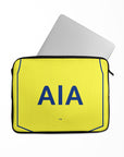 Laptop sleeve with the Tottenham Hotspur 2025-26 Third football shirt design by RIPA Football