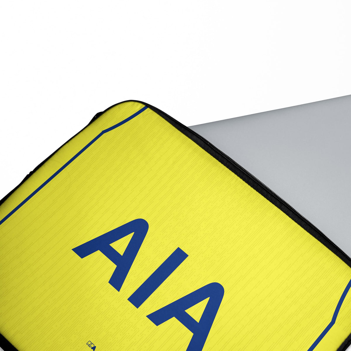 Laptop sleeve with the Tottenham Hotspur 2025-26 Third football shirt design by RIPA Football
