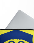 Laptop sleeve with the Tottenham Hotspur 2025-26 Third football shirt design by RIPA Football