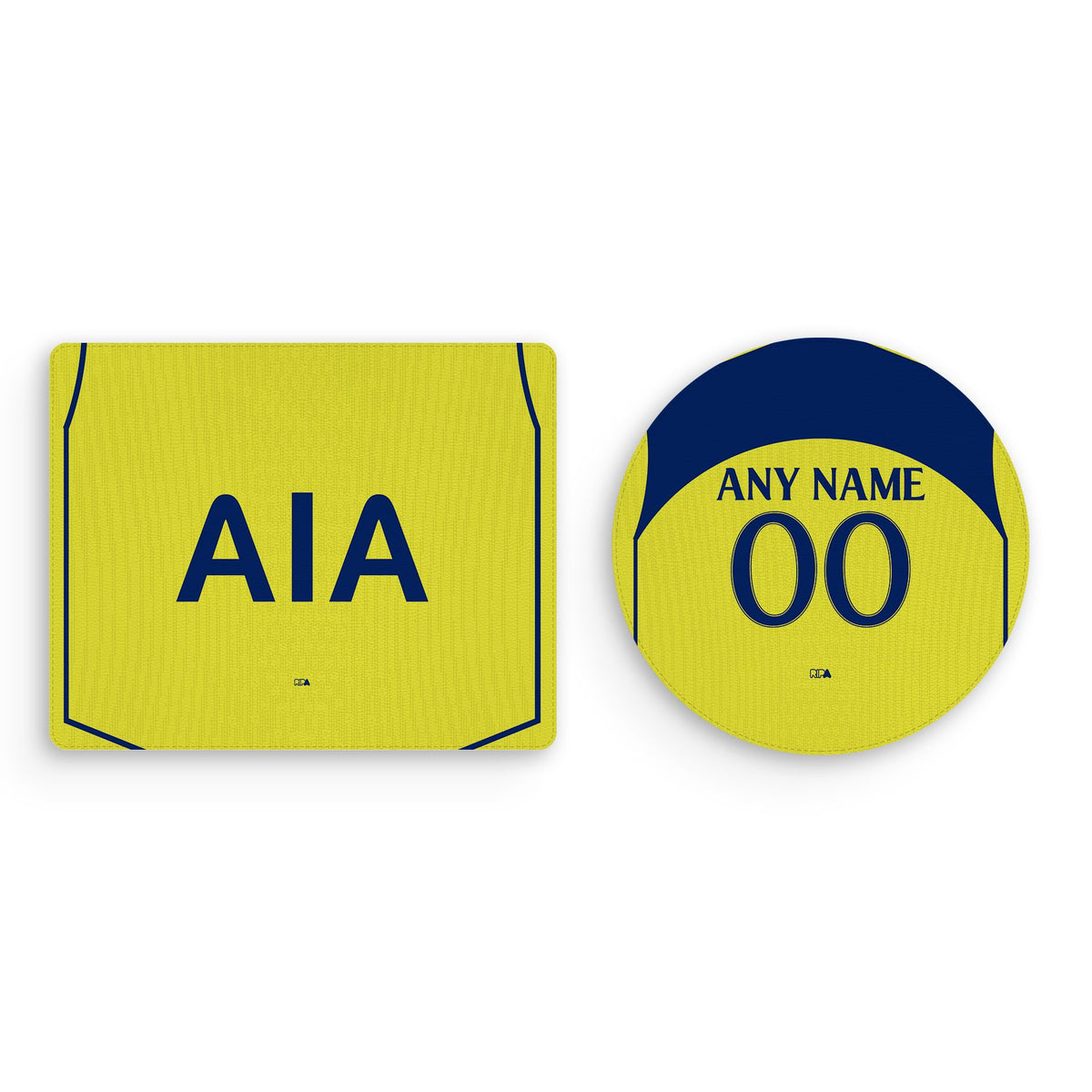 Mouse pad with the Tottenham Hotspur 2025-26 Third football shirt design by RIPA Football