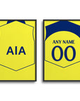 Print with the Tottenham Hotspur 2025-26 Third football shirt design by RIPA Football