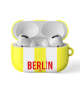 AirPods case with the Union Berlin 2024-25 Alternate football shirt design by RIPA Football