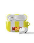 AirPods case with the Union Berlin 2024-25 Alternate football shirt design by RIPA Football