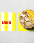 Coaster with the Union Berlin 2024-25 Alternate football shirt design by RIPA Football