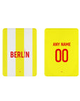 iPad case with the Union Berlin 2024-25 Alternate football shirt design by RIPA Football