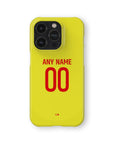 Phone case with the Union Berlin 2024-25 Alternate football shirt design by RIPA Football