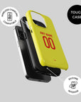 Phone case with the Union Berlin 2024-25 Alternate football shirt design by RIPA Football