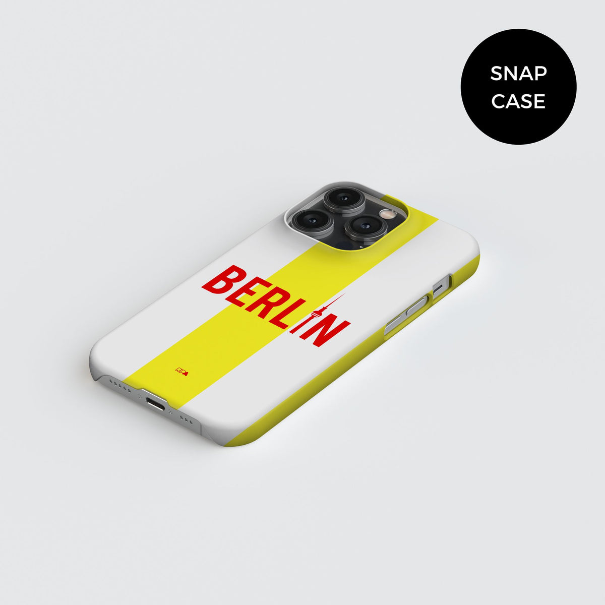 Phone case with the Union Berlin 2024-25 Alternate football shirt design by RIPA Football