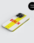 Phone case with the Union Berlin 2024-25 Alternate football shirt design by RIPA Football