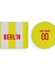 Mouse pad with the Union Berlin 2024-25 Alternate football shirt design by RIPA Football