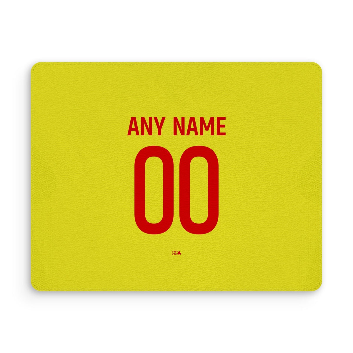 Mouse pad with the Union Berlin 2024-25 Alternate football shirt design by RIPA Football