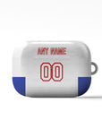 AirPods case with the Universidad Católica 1998-99 Home football shirt design by RIPA Football