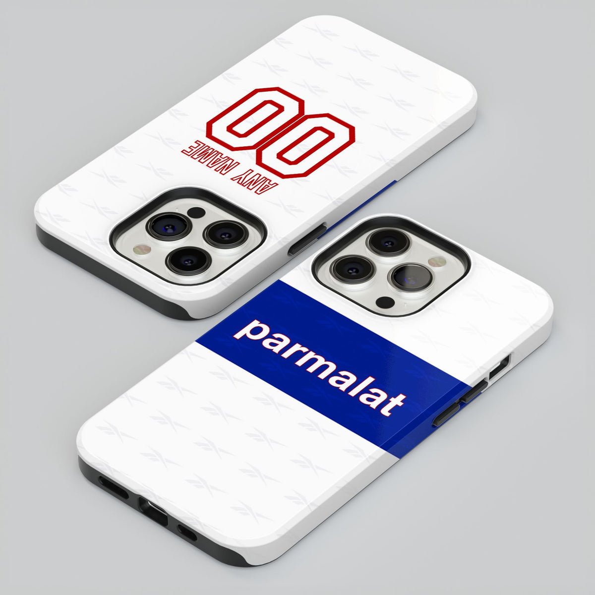 Phone case with the Universidad Católica 1998-99 Home football shirt design by RIPA Football