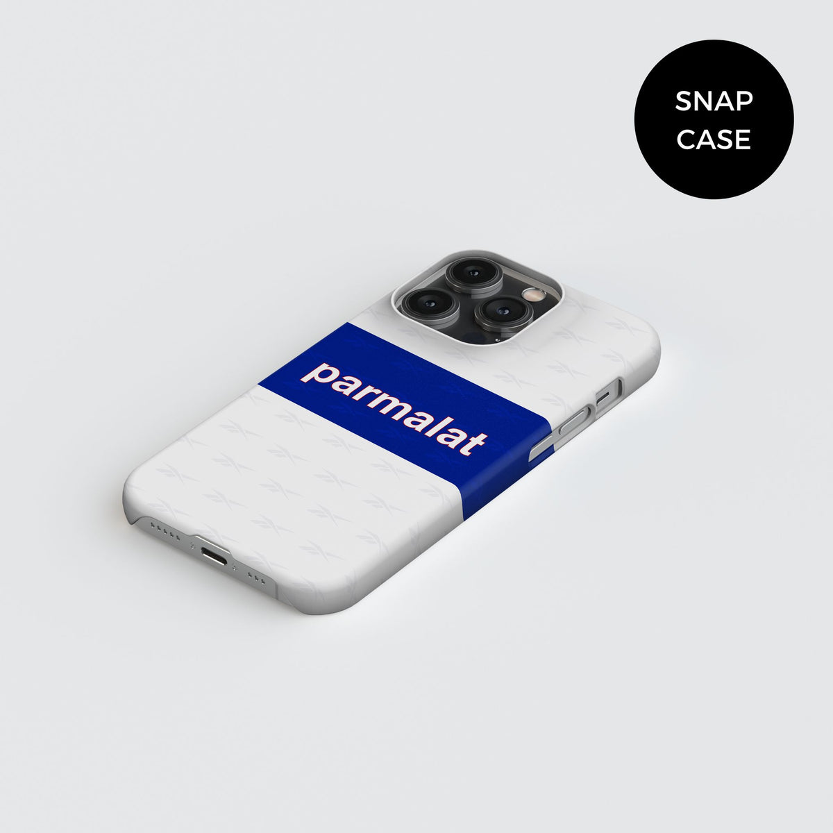 Phone case with the Universidad Católica 1998-99 Home football shirt design by RIPA Football