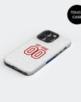 Phone case with the Universidad Católica 1998-99 Home football shirt design by RIPA Football