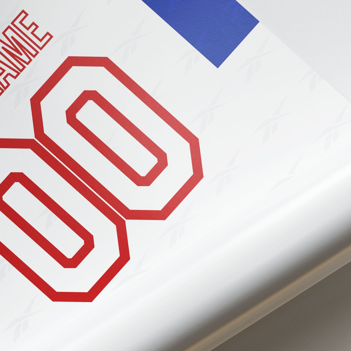 Print with the Universidad Católica 1998-99 Home football shirt design by RIPA Football