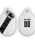 AirTag holder with the Vasco da Gama 2026 Away football shirt design by RIPA Football