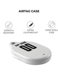 AirTag holder with the Vasco da Gama 2026 Away football shirt design by RIPA Football
