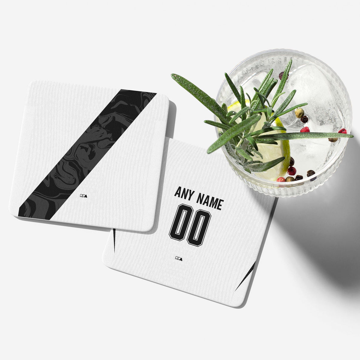 Coaster with the Vasco da Gama 2026 Away football shirt design by RIPA Football