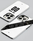 Phone case with the Vasco da Gama 2026 Away football shirt design by RIPA Football