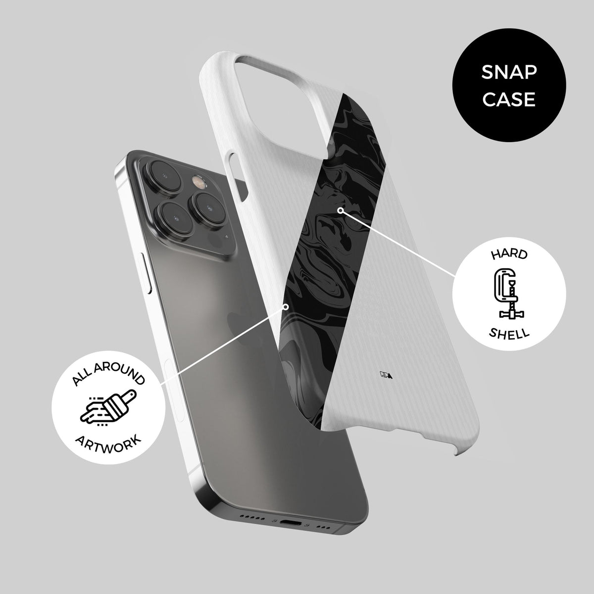 Phone case with the Vasco da Gama 2026 Away football shirt design by RIPA Football