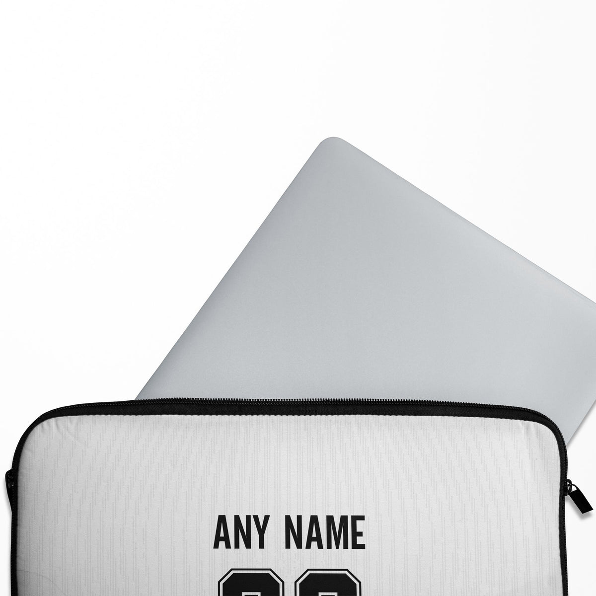 Laptop sleeve with the Vasco da Gama 2026 Away football shirt design by RIPA Football