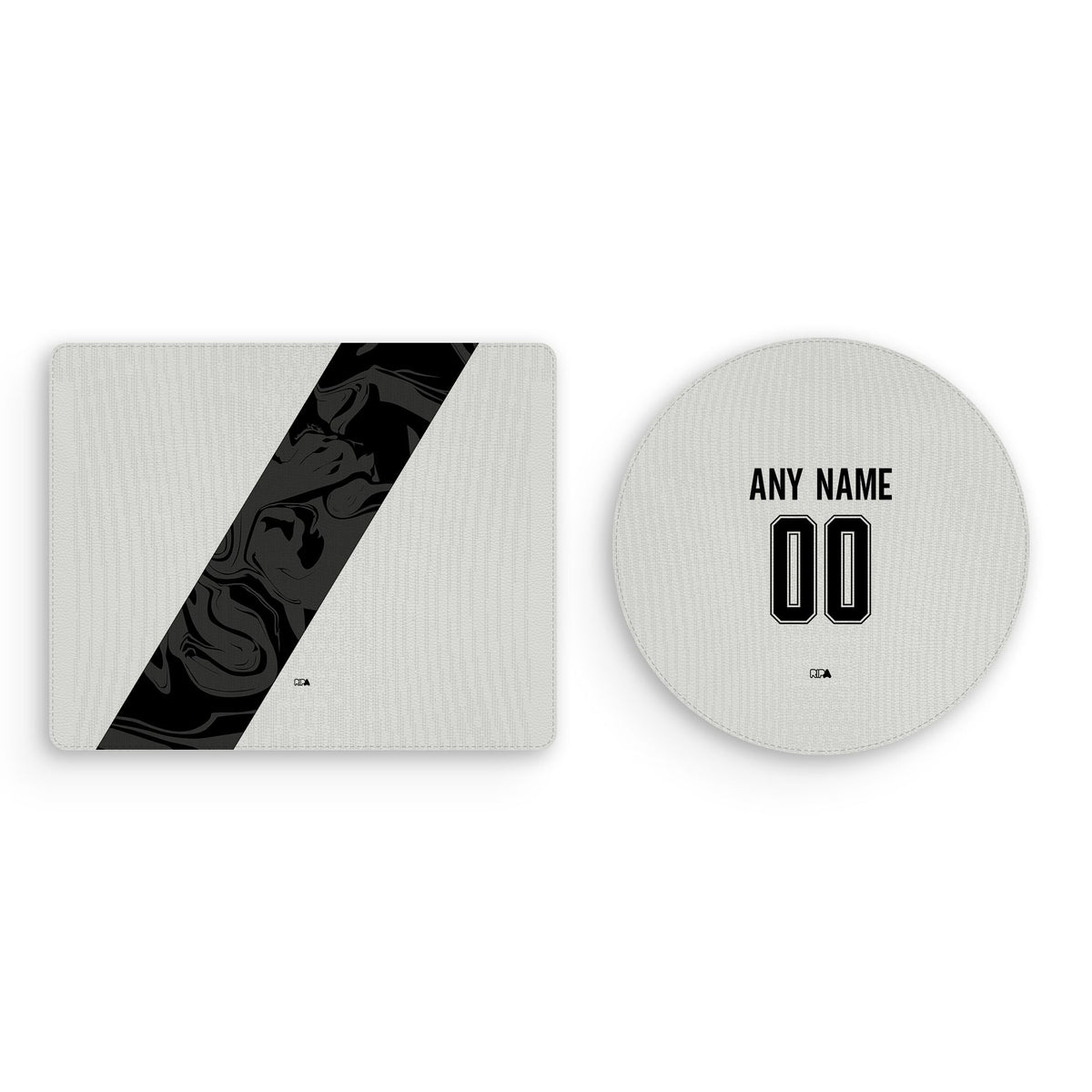 Mouse pad with the Vasco da Gama 2026 Away football shirt design by RIPA Football