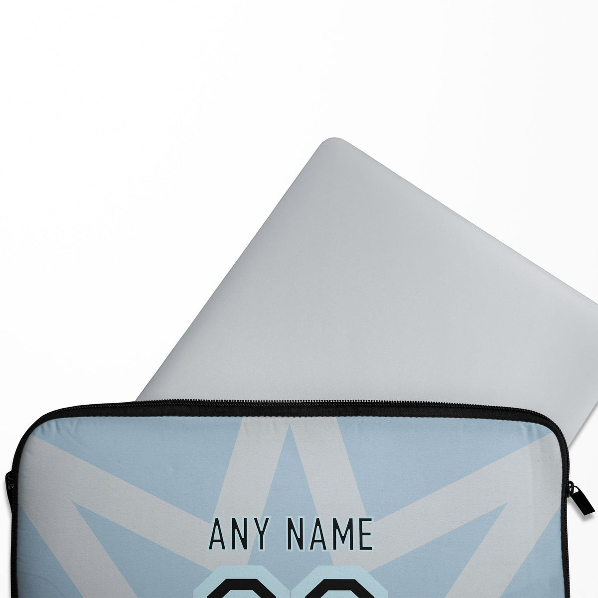 Laptop sleeve with the Venezia 2025-26 Fifth football shirt design by RIPA Football