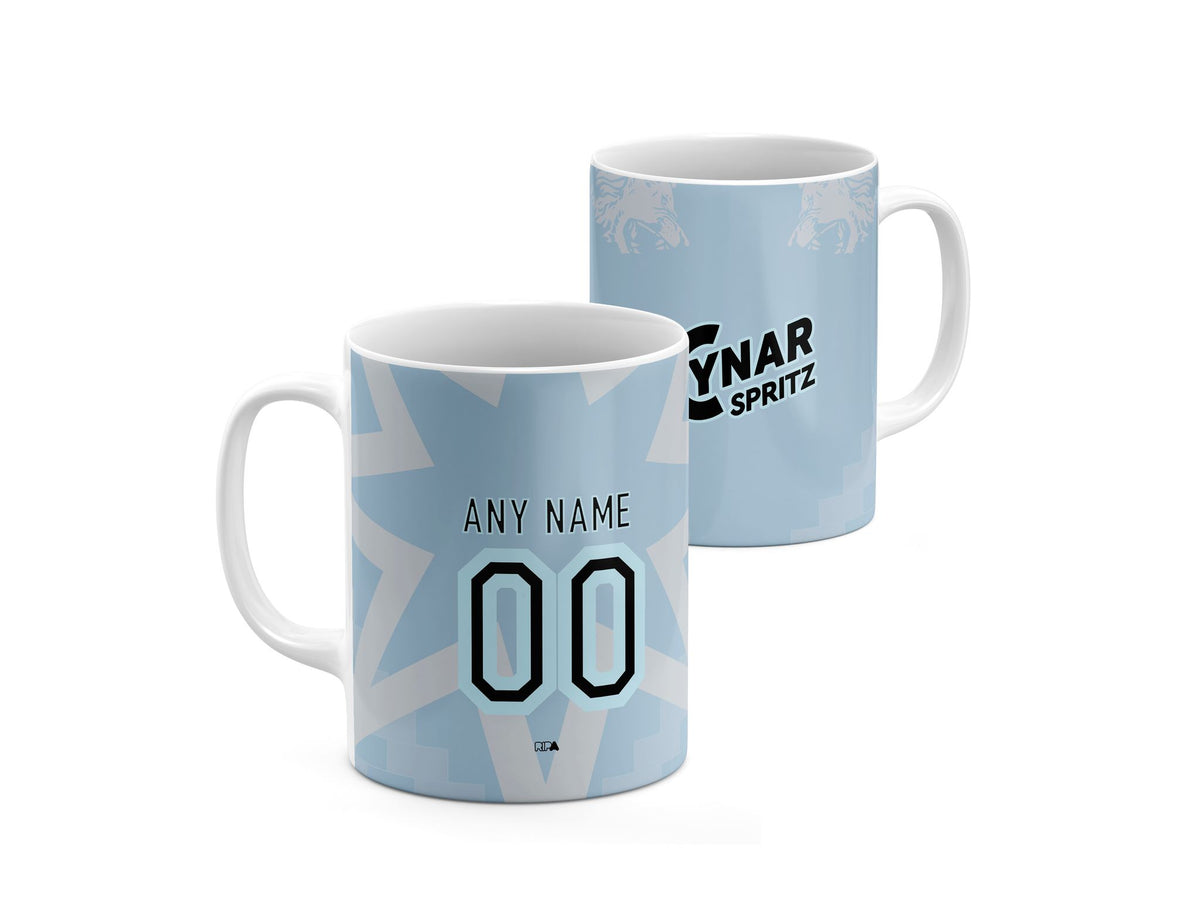 Mug with the Venezia 2025-26 Fifth football shirt design by RIPA Football