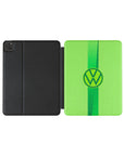 iPad case with the Wolfsburg 2024-25 Home football shirt design by RIPA Football