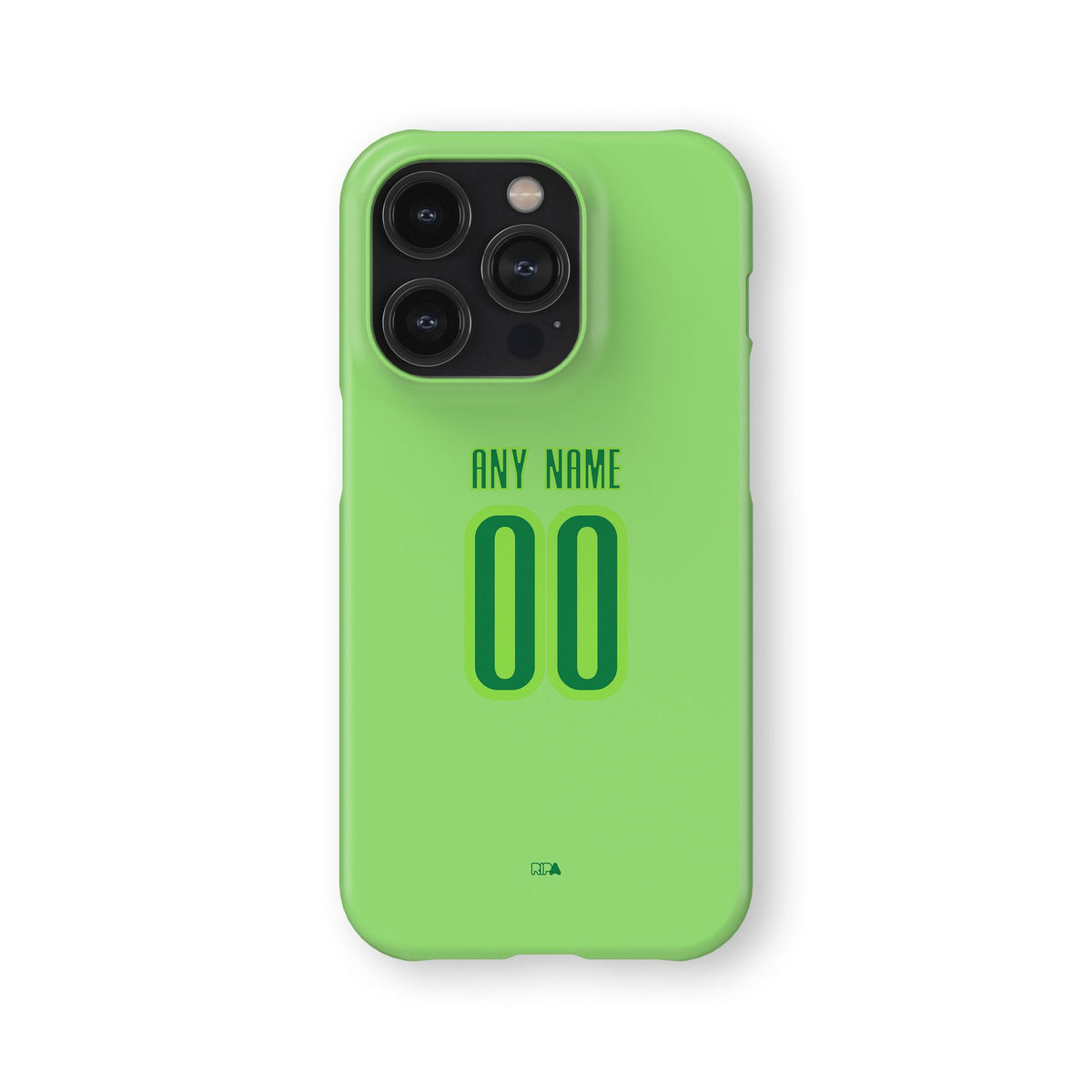Phone case with the Wolfsburg 2024-25 Home football shirt design by RIPA Football