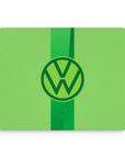 Mouse pad with the Wolfsburg 2024-25 Home football shirt design by RIPA Football
