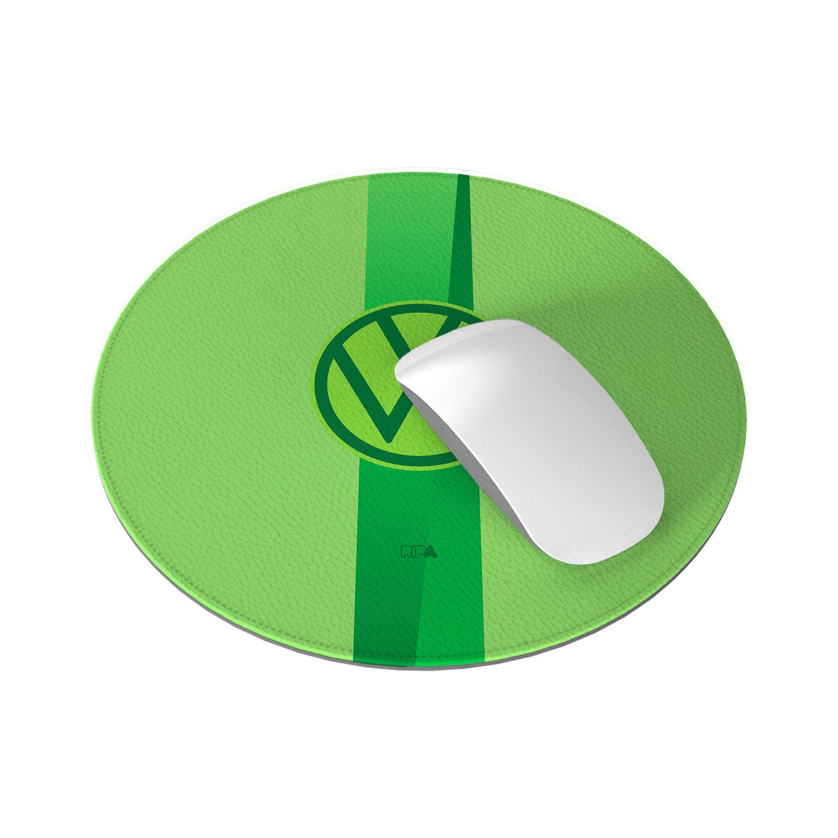 Mouse pad with the Wolfsburg 2024-25 Home football shirt design by RIPA Football