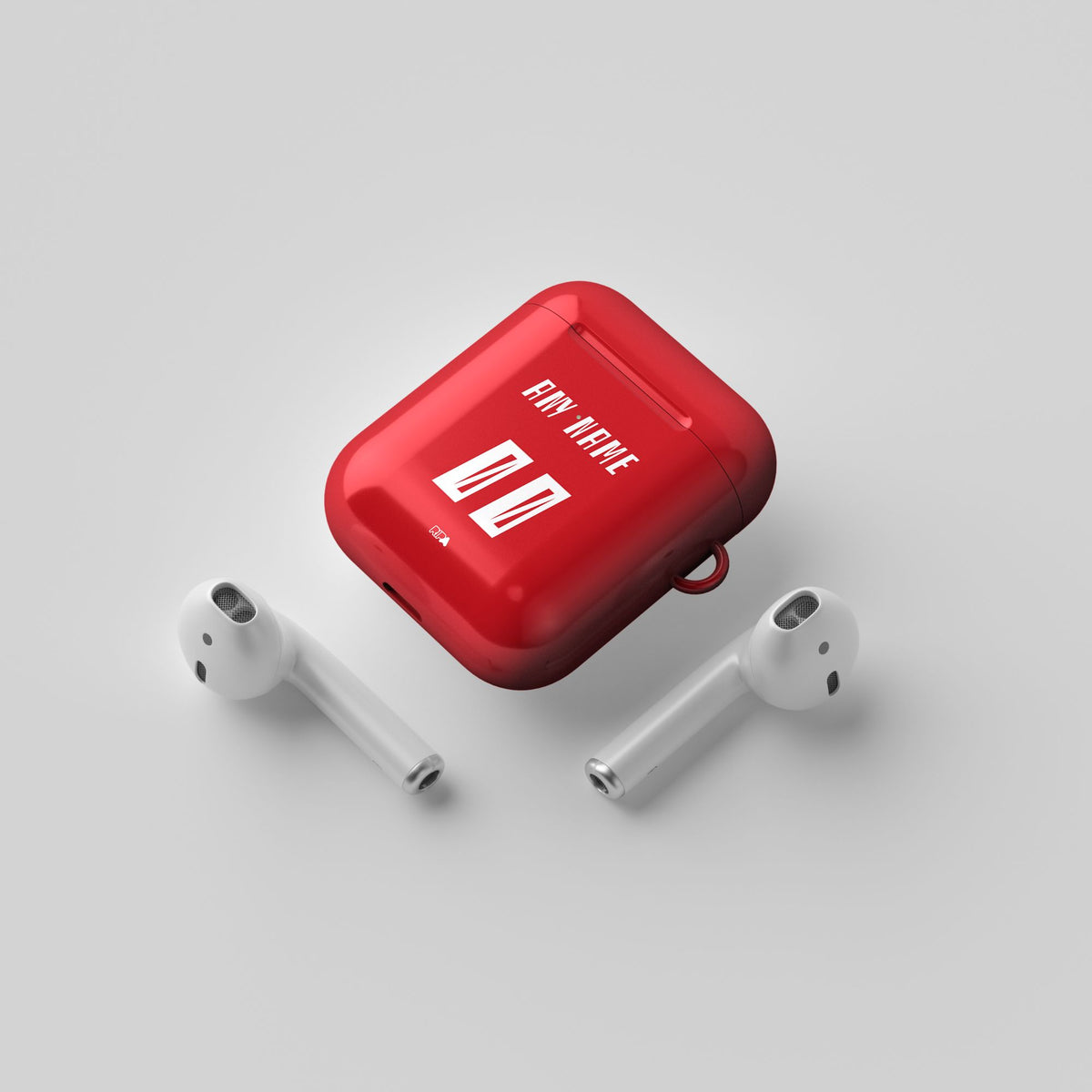 AirPods case with the Wolfsburg 2026-27 Third football shirt design by RIPA Football