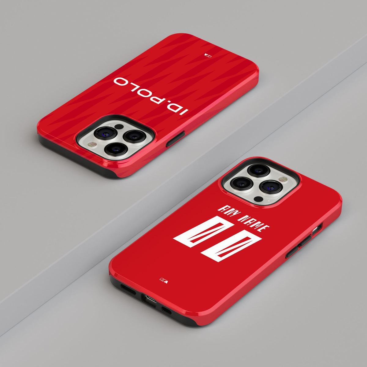Phone case with the Wolfsburg 2026-27 Third football shirt design by RIPA Football