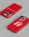 Phone case with the Wolfsburg 2026-27 Third football shirt design by RIPA Football