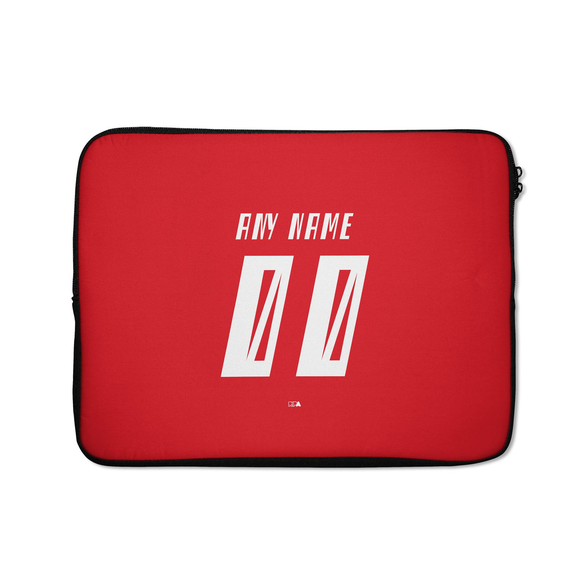 Laptop sleeve with the Wolfsburg 2026-27 Third football shirt design by RIPA Football