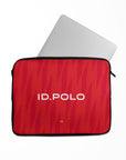 Laptop sleeve with the Wolfsburg 2026-27 Third football shirt design by RIPA Football